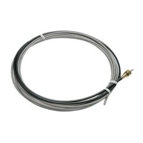 Miller Electric Miller 194010 Welding Liner .023-.025 for Mild & Stainless Steel Wire, showcasing the durable steel and copper blend ideal for smooth wire feeding and heavy-duty use.